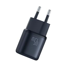 Адаптер питания Baseus, PicoGo GaN USB-C 45W, Black (BAS-P1017680012300) фото