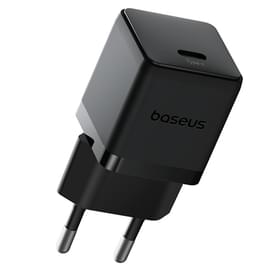 Адаптер питания Baseus, Palm USB-C 30W, Black (BAS-P1011160511300) фото
