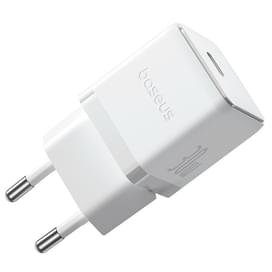 Адаптер питания Baseus, Palm USB-C 30W, White (BAS-P1011160521300) фото