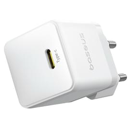 Адаптер питания Baseus, Palm USB-C 30W, White (BAS-P1011160521300) фото