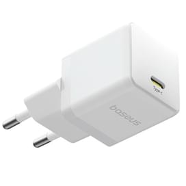 Адаптер питания Baseus, Palm USB-C 30W, White (BAS-P1011160521300) фото