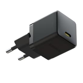 Адаптер питания Baseus, Palm USB-C 20W с каб, Black (BAS-P1011160211301) фото