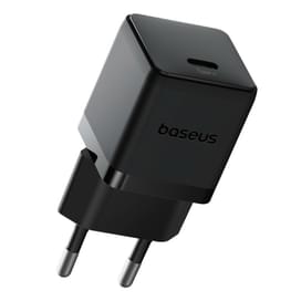 Адаптер питания Baseus, Palm USB-C 20W с каб, Black (BAS-P1011160211301) фото
