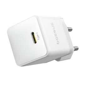 Адаптер питания Baseus, Palm USB-C 20W с каб, White (BAS-P1011160221301) фото