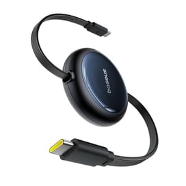 Кабель Baseus, USB-C->C NS 100W 1.5m, Black (BAS-P1037090012300) фото