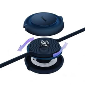 Кабель Baseus, USB-A->C+A+8pinBM 1.1m3.5A, Blue (BAS-CAMJ010003) фото