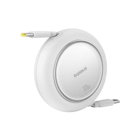 Кабель Baseus, USB-C->C F2P 100W 1.5m, White (BAS-P1036450021301) фото