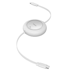 Кабель Baseus, USB-C->C F2P 100W 1.5m, White (BAS-P1036450021301) фото