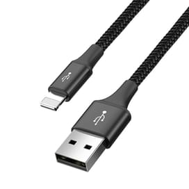 Кабель Baseus, 8pin+C*2+micro FsT 1.2m, Black (BAS-CA1T4-B01) фото