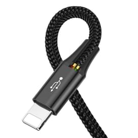 Кабель Baseus, 8pin+C*2+micro FsT 1.2m, Black (BAS-CA1T4-B01) фото