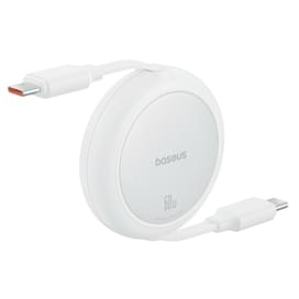 Кабель Baseus, USB-C->C F2P 60W 1m, White (BAS-P1036450021101) фото