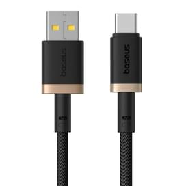 Кабель Baseus, USB-A->C DA 60W 1m, Black (BAS-P10377802U0100) фото