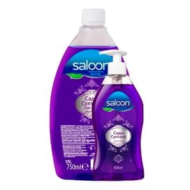 Набор жидкого мыла для рук Saloon Сады Султана 400 мл + 750 мл (8690546610607) фото