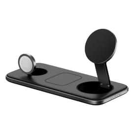 Сымсыз зарядтау станциясы Satechi Qi2 Trio - with Type A,C,G plugs фото