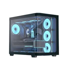 Кейс Aerocool P500C-G-BK-v1 Mid Tower,  window, Black ATX [ACCM-PN01043.11] фото