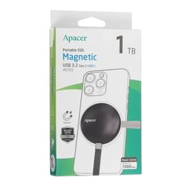 Внешний SSD 512GB Apacer AS725 USB-C Black (AP512GAS725B-1) фото
