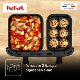 Аэрогриль Tefal Dual Easy Fry XXL EY-9428E0 фото