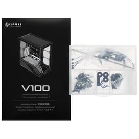 Кейс Lian Li Vector V100 Mid Tower, window, Black mATX [G99.V100X.00] фото