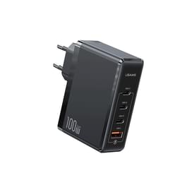 Адаптер питания USAMS USB Type - C 100W, Black (CC163TC01) фото