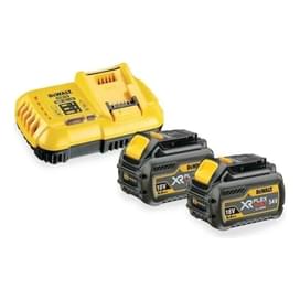 Аккумуляторлар мен зарядтау құрылғысының жиынтығы DeWALT DCB118T2 фото