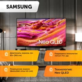 Телевизор Samsung 65'' QE65QN90FAUXCE NEO QLED фото