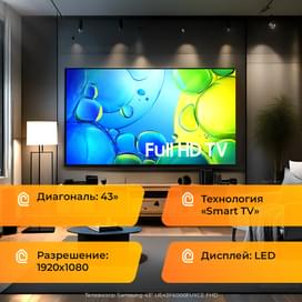 Телевизор Samsung 43'' UE43F6000FUXCE FHD фото