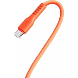 Ttec кабелі USB-C - USB-C 60ВТ PD/QC Fast Charge Cable 1.2 м Orange Neon (2DK59NT) фото