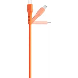 Ttec кабелі USB-C - USB-C 60ВТ PD/QC Fast Charge Cable 1.2 м Orange Neon (2DK59NT) фото