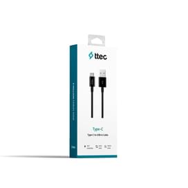 Ttec кабелі USB-A - USB-C Charge /Data Cable 2.0, 1.2 м Black (2DK12S) фото