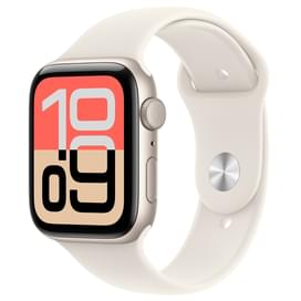 Apple Watch SE 3 Смарт сағаты GPS 44mm Starlight Aluminium Case with Starlight Sport Band - S/M (MEHG4RK/A) фото
