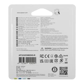 MicroSDHC 32GB Apacer Class 10 жад картасы + SD адаптері (AP32GEDM0D05-R) фото