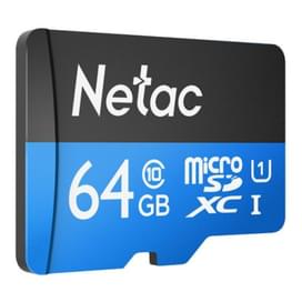 Карта памяти MicroSDXC 64GB Netac Standart, Class 10 (NT02P500STN-064G-S) фото