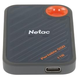 Внешний SSD 1TB Netac ZX20 USB 3.2 Gen2 Type C Black (NT01ZX20-001T-32BL) фото