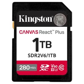 Карта памяти SD 1TB Kingston Canvas React Plus, UHS-II (SDR2V6/1TB) фото