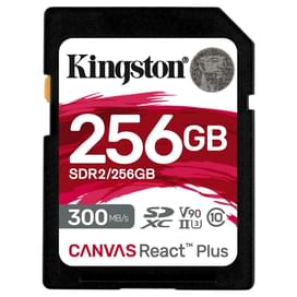 Карта памяти SD 256GB Kingston Canvas React Plus, UHS-II (SDR2/256GB) фото