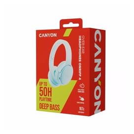 Наушники накладные CANYON headset OnRiff 4 Blue (CNS-CBTHS4BL) фото