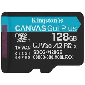 Жад картасы, Kingston, SDCG4/128GBSP, MicroSDXC 128GB, Canvas Go Plus, A2, U3, V30, SD адаптері жоқ фото