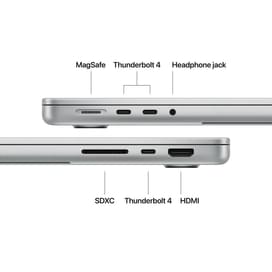 14'' Apple MacBook Pro ноутбугы M5 Pro 10 ядро / 24 ГБ / 1000 ГБ, Silver (MDE64RU/A) фото