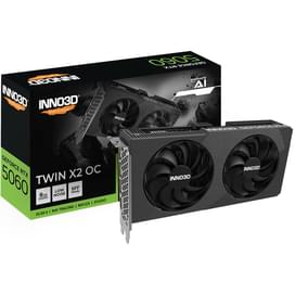 Видеокарта INNO3D RTX 5060 TWIN X2 OC V2 8G 128bit/G7 (HDMI+3DP)[N50602-08D7X-195071N] фото