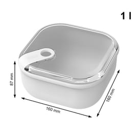 Контейнер для продуктов 1000мл Эла white Rotho 1057201023 фото