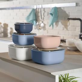 Контейнер для продуктов круглый 1800мл Эла horizon blue Rotho 1056906161 фото