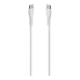 Ttec USB-C - USB-C 60W PD/QC Fast Charging/Data Cable, 120cm, ақ түсті кабелі (2DK59B) фото
