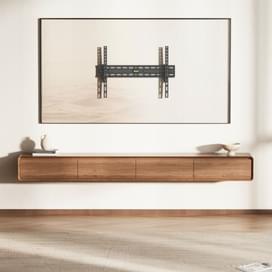 Кронштейн для ТВ и мониторов Brateck 37"-86" KL36-46T, макс.нагр 45 кг, уг.накл.15°, Black фото