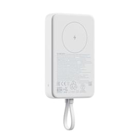 Внешний аккумулятор Xiaomi, 33W Magnetic Power Bank 10000mAh (Integrated Cable) White, (WPB1007MI/BH фото