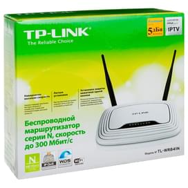 TP-Link TL-WR841N Сымсыз бағдарлауышы, 4 портты + Wi-Fi, 300 Mbps (TL-WR841N) фото