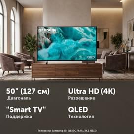 Телевизор Samsung 50'' QE50Q7FAAUXKZ QLED фото