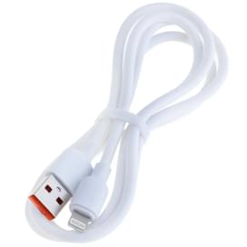 Кабель USAMS SJ604USB01 - USB A - Apple lightning, 1 м, белый фото