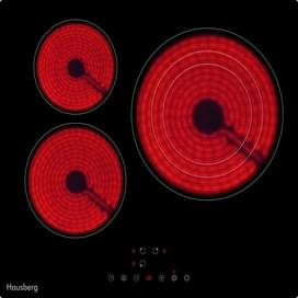 Встраиваемая электрическая варочная панель HAUSBERG HB-03CRB фото