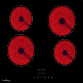 Встраиваемая электрическая варочная панель HAUSBERG HB-04CRB фото