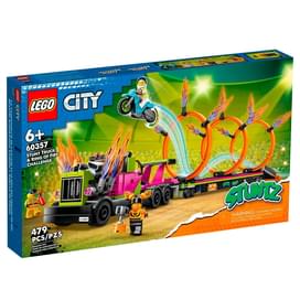 LEGO City Stunt Truck and Fire Ring Challenge конструкторы (LEGO 60357) фото